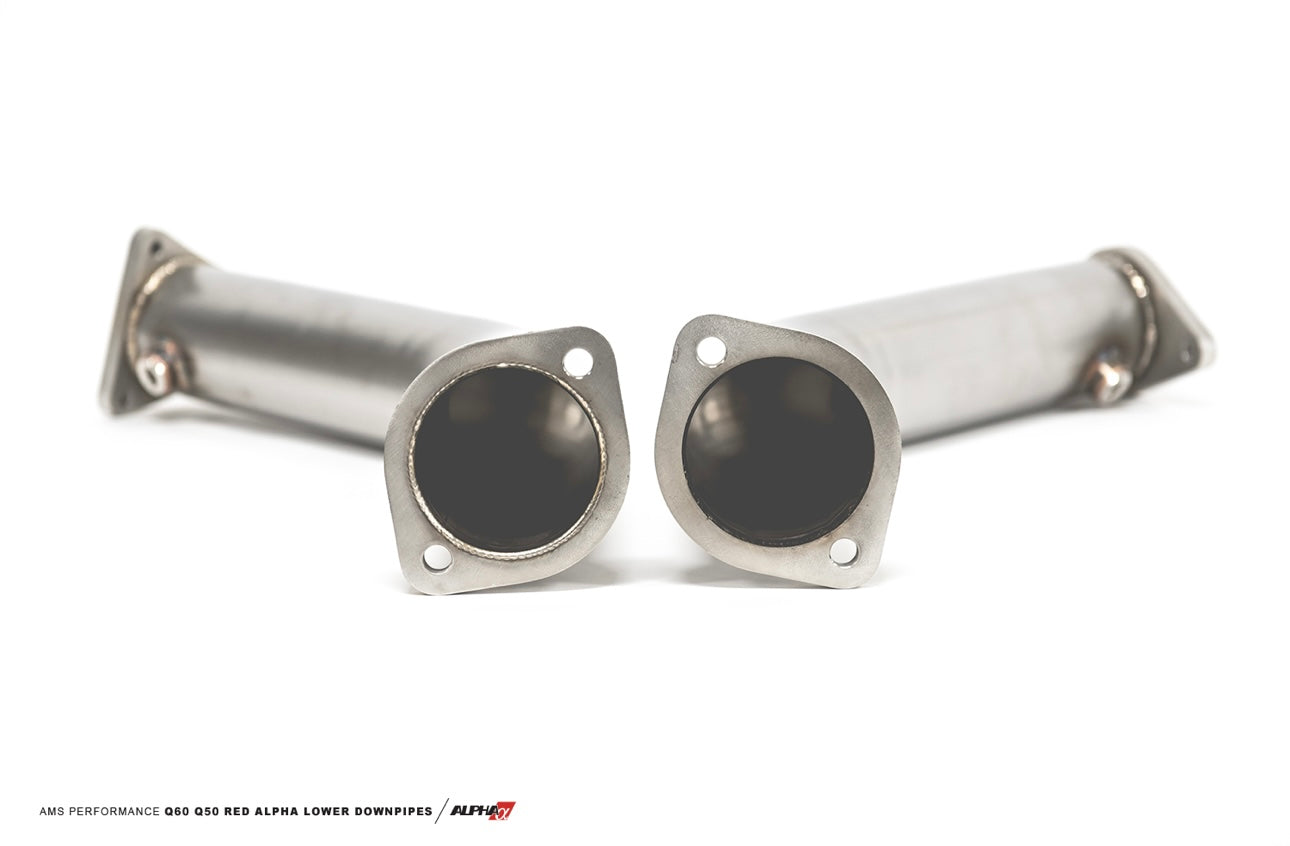 AMS Performance 3” Lower Downpipes - Infiniti Q50 / Q60 VR30 3.0T, Nissan Z 23+