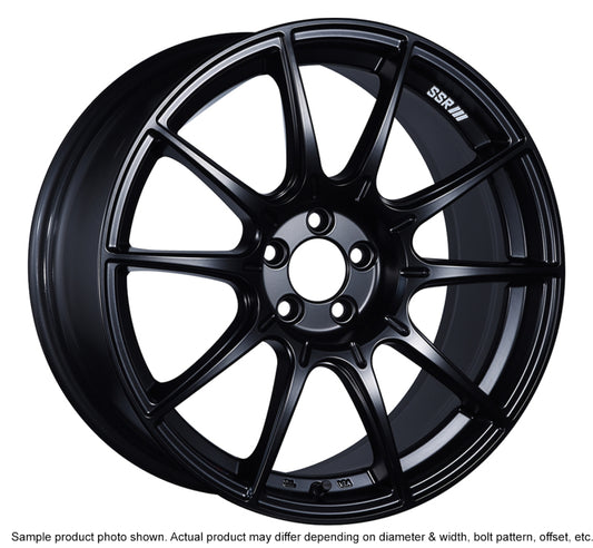 SSR GTX01 19x9.5 5x114.3 35mm Offset Flat Black Wheel 04-08 TL / 93-98 Supra