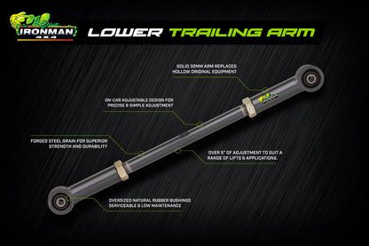 Ironman Rear Adjustable Lower Trailing Arm - Lexus GX470