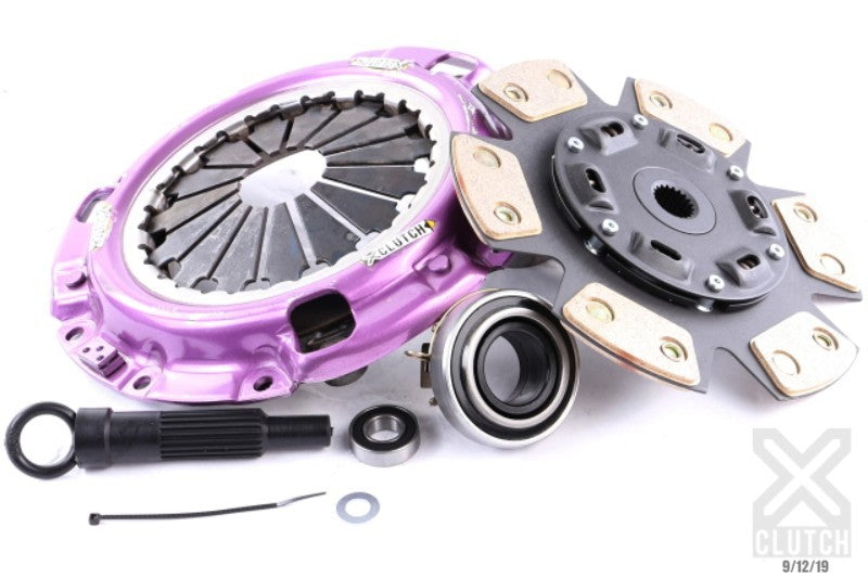 XClutch 92-96 Mitsubishi Lancer GSR 1.8L Stage 2R Extra HD Sprung Ceramic Clutch Kit