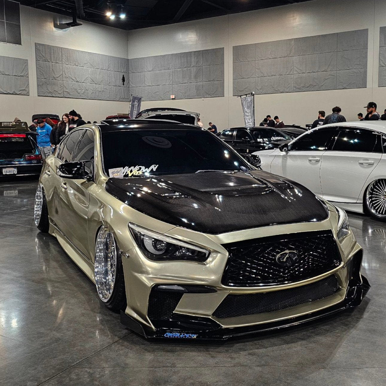 FLY1 Q-Attack Vented Hood - Infiniti Q50