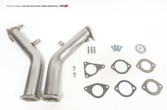 AMS Performance 3” Lower Downpipes - Infiniti Q50 / Q60 VR30 3.0T, Nissan Z 23+