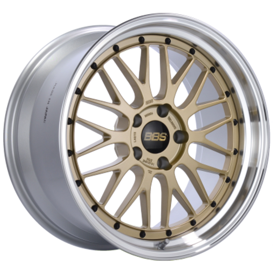 BBS LM 19x11 5x130 ET50 CB71.6 Gold Center / Diamond Cut Lip Wheel