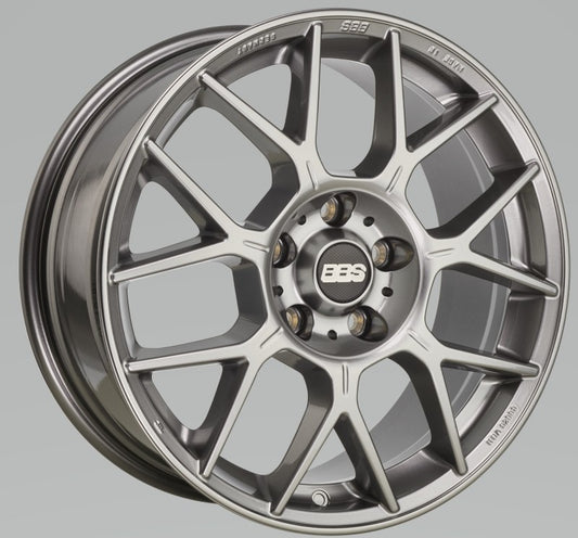 BBS XR 19x8.5 5x120 ET35 Platinum Gloss Wheel -82mm PFS/Clip Required