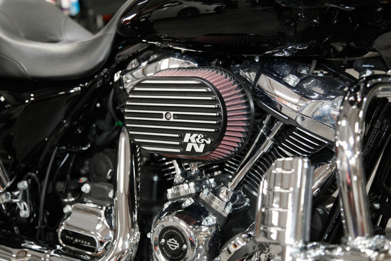 K&N Street Metal Intake System for 12-16 Harley Davidson Road King 103cl Side Draft Touring