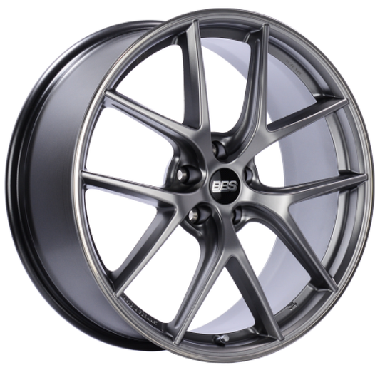 BBS CI-R 19x10.5 5x112 ET35 Platinum Rim Protector Wheel PFS/Clip Required