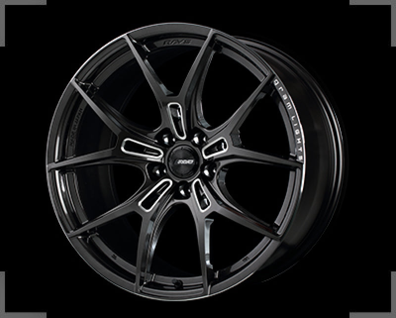 Gram Lights 57FXZ 19x8.5 +45 5-112 Super Dark Gunmetal & Machining Rim Edge DC Wheel