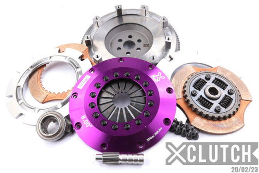 XClutch 89-94 Mazda 323 1.8L 8in Twin Sprung Ceramic Clutch Kit