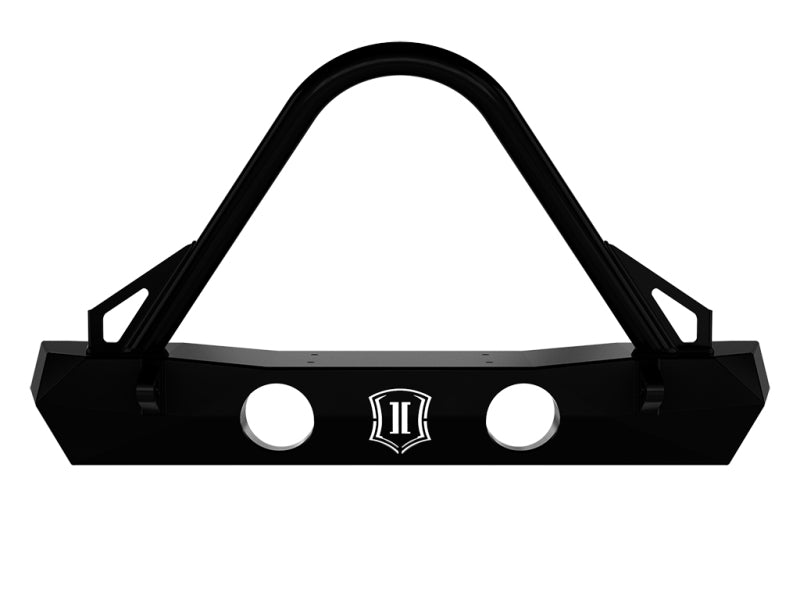 ICON 2018+ Jeep Wrangler JL Pro Series Front Bumper w/Stinger/Tabs