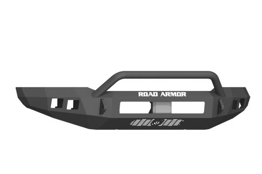 Road Armor 17-20 Ford Raptor Stealth Front Bumper w/Pre-Runner Guard - Tex Blk