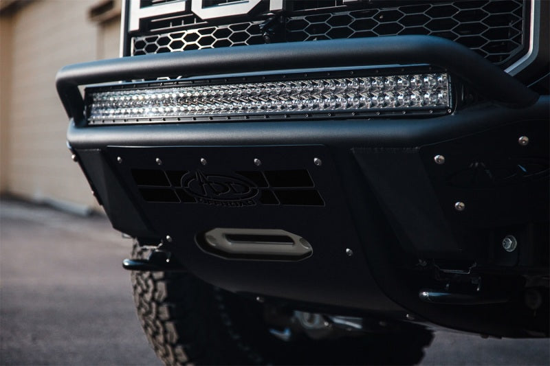 Addictive Desert Designs 17-18 Ford F-150 Raptor Stealth R Front Bumper w/ Winch Mount