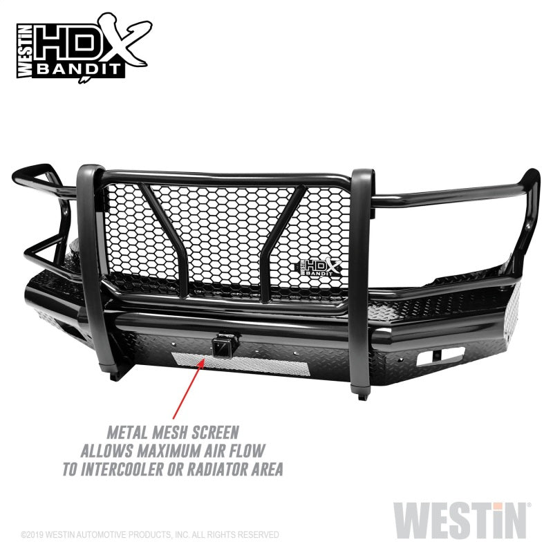 Westin 10-18 RAM 2500/3500 HDX Bandit Front Bumper - Black