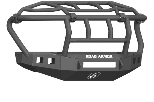 Road Armor 17-20 Ford F-250 Stealth Front Bumper w/Intimidator Guard - Tex Blk