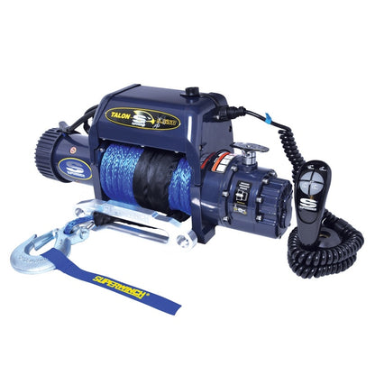 Superwinch 9500 LBS Integrated 12 VDC 3/8in x 80ft Synthetic Rope Talon 9.5iSR Winch