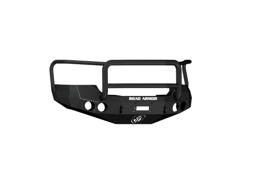 Road Armor 08-10 GMC 2500 Stealth Front Winch Bumper w/Lonestar Guard - Tex Blk