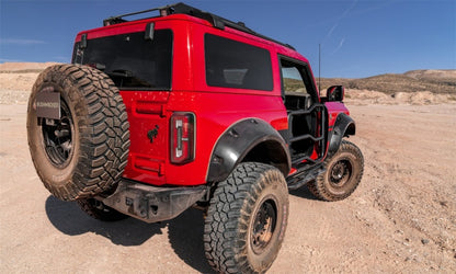 Bushwacker 21-22 Ford Bronco (2 Door) Pocket Style Fender Flares - 4pc Smooth