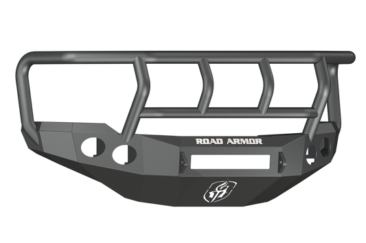 Road Armor 11-14 Chevy 2500 Stealth Front Bumper w/Titan II Guard - Tex Blk