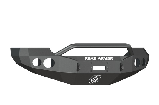 Road Armor 05-07 Ford F-250 Stealth Front Winch Bumper w/Pre-Runner Guard - Tex Blk