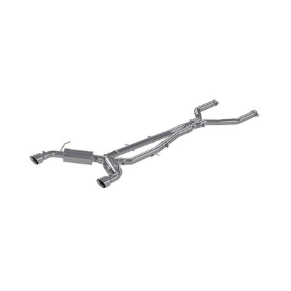 MBRP Pro Street Series 3" Cat-Back Exhaust System (Non-Resonated) - Infiniti Q50