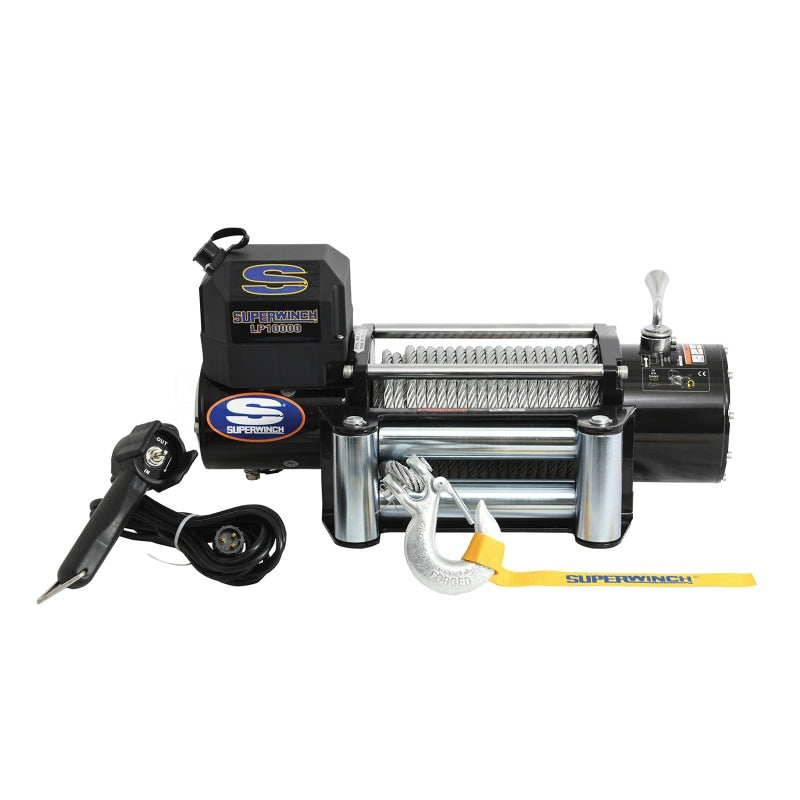 Superwinch 10000 LBS 12 VDC 3/8in x 85ft Steel Rope LP10000 Winch