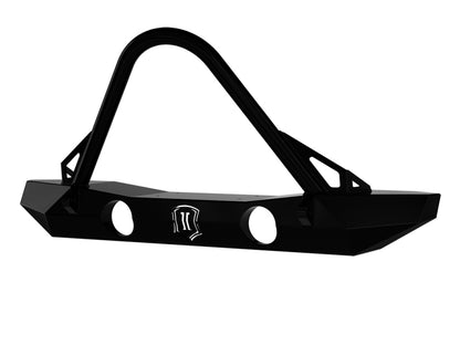 ICON 07-18 Jeep Wrangler JK Pro Series Mid Width Front Bumper w/Stinger/Tabs