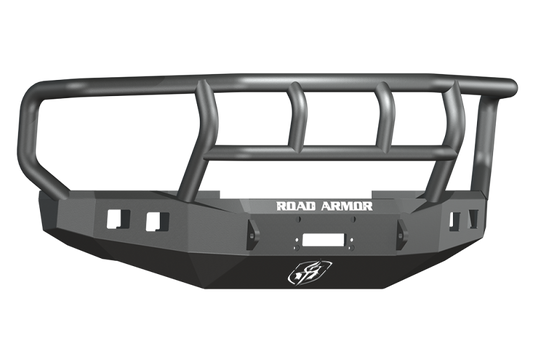 Road Armor 08-10 Ford F-250 Stealth Front Winch Bumper w/Titan II Guard Wide Flare - Tex Blk