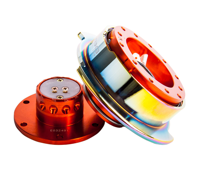 NRG Quick Release Gen 2.5 - Orange Body / Neochrome Ring