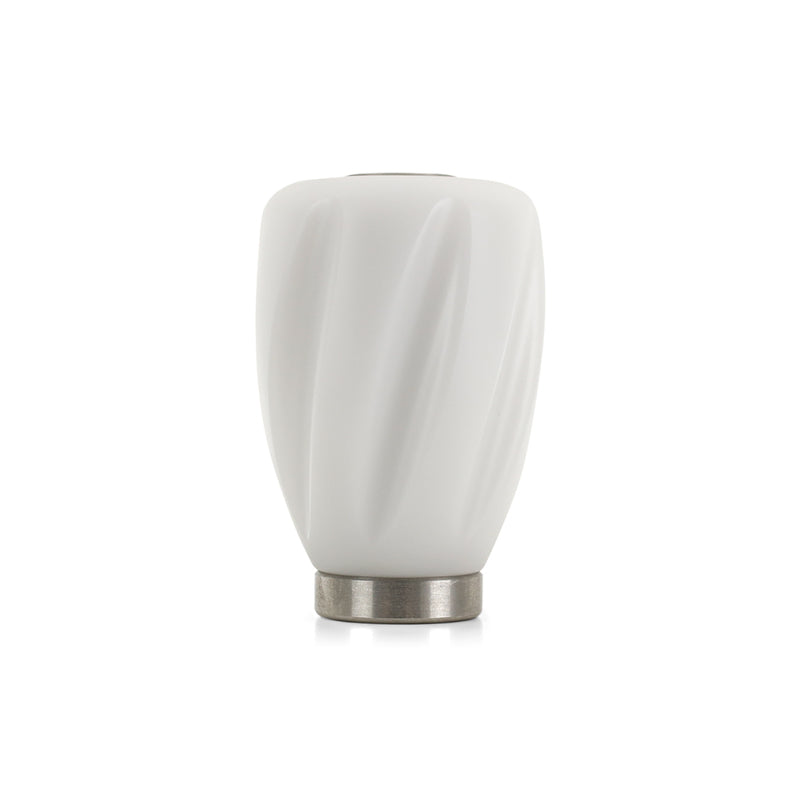 Mishimoto Steel Core Twist Shift Knob White Delrin