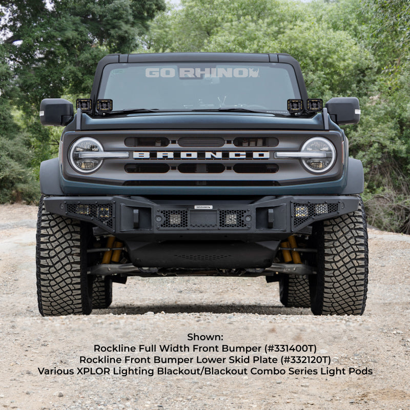 Go Rhino 21-24 Ford Bronco (2 and 4 Door) Rockline Full Width Bumper