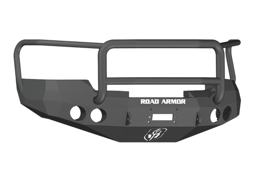 Road Armor 08-13 GMC 1500 Stealth Front Winch Bumper w/Lonestar Guard - Tex Blk