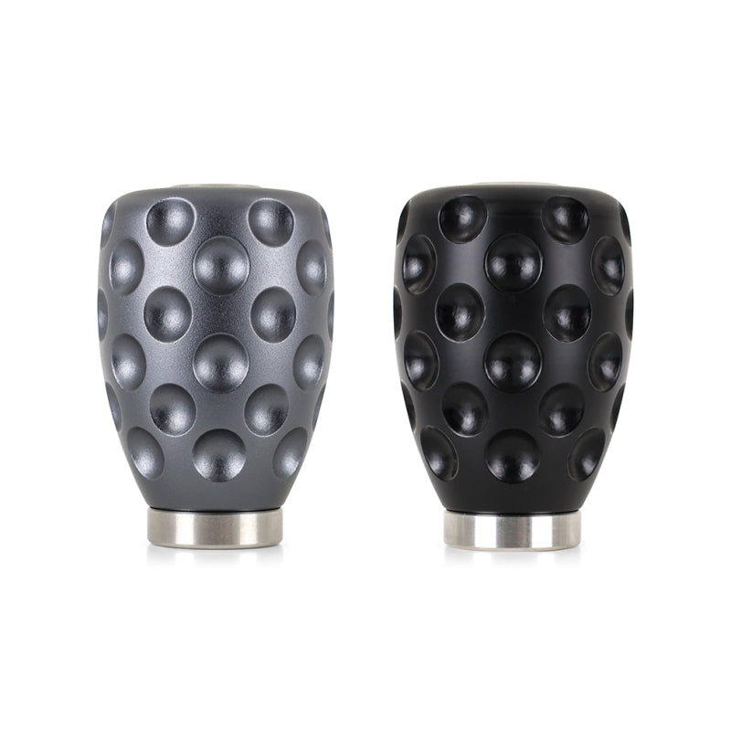 Steel Core Dimple Shift Knob Gunmetal Aluminum