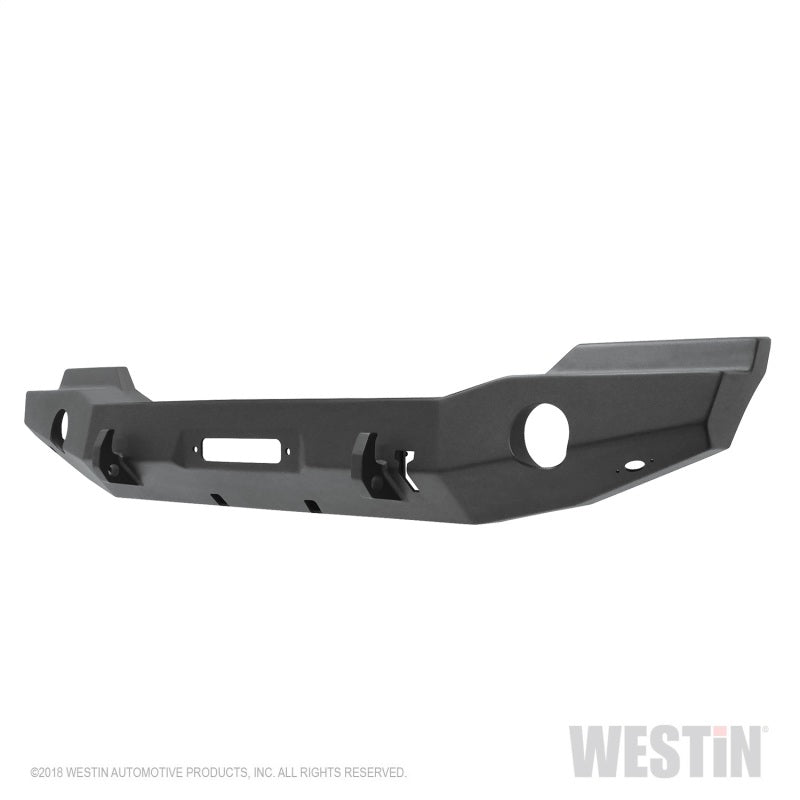 Westin 07-18 Jeep Wrangler JK WJ2 Full Width Front Bumper - Tex. Blk