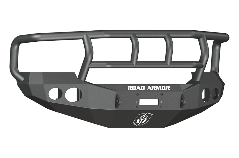 Road Armor 05-07 Ford F-250 Stealth Front Winch Bumper w/Titan II Guard Wide Flare - Tex Blk