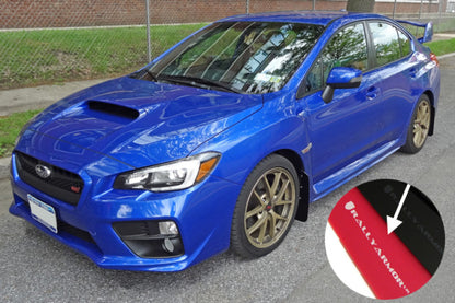 Rally Armor 15+ Subaru WRX & STi Sedan Only UR Red Mud Flap w/ White Logo