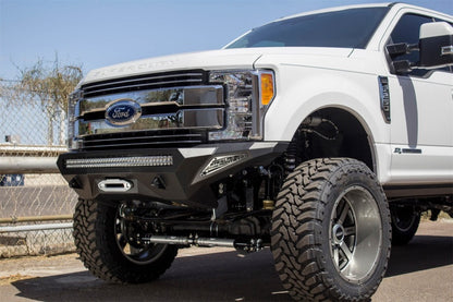 Addictive Desert Designs 17-18 Ford F-250 Super Duty Stealth Fighter Front Bumper w/ Winch Mounts