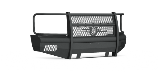 Road Armor 03-07 Chevy 2500 Vaquero Front Bumper Full Guard - Tex Blk