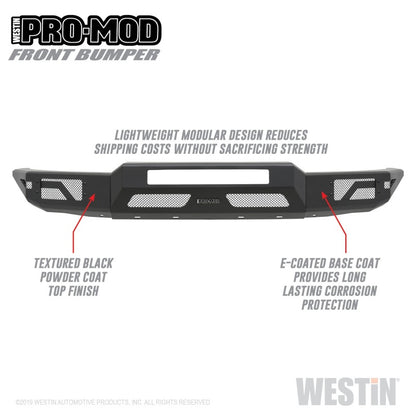 Westin 15-20 Chevrolet Colorado Pro-Mod Front Bumper