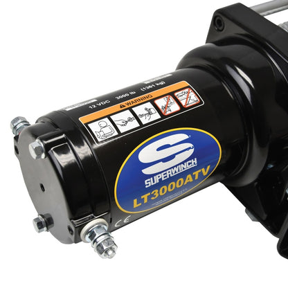 Superwinch 3000 LBS 12 VDC 3/16in x 50ft Steel Rope LT3000 Winch