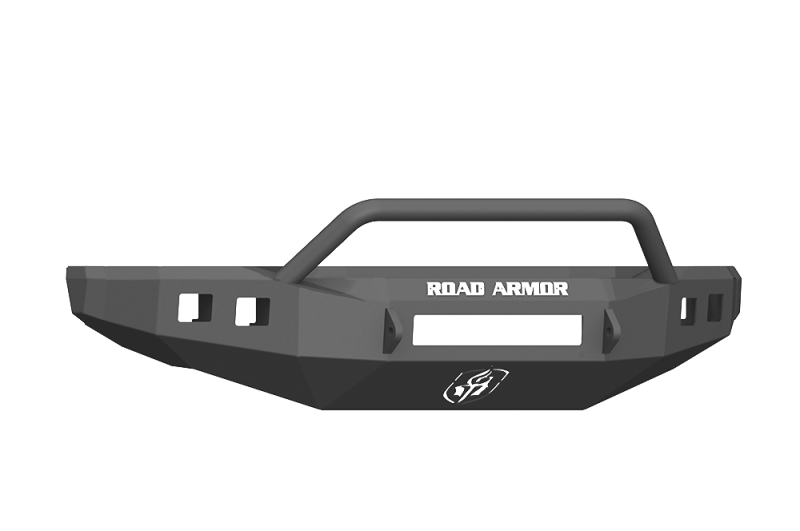 Road Armor 17-20 Ford F-250 Stealth Wide Fender Flare Front Bumper w/Pre-Runner Guard - Tex Blk