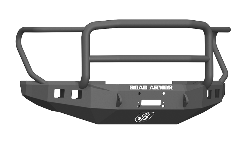 Road Armor 17-20 Ford F-250 Stealth Wide Fender Front Winch Bumper w/Lonestar Guard - Tex Blk