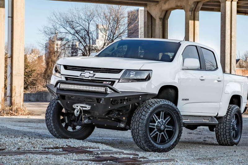 Addictive Desert Designs 15-18 Chevy Colorado HoneyBadger Front Bumper w/ Winch Mount