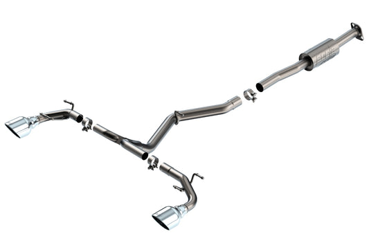 Borla 22-23 Subaru BRZ/Toyota GR86 2.4L RWD AT/MT ATAK Catback Exhaust - Polished Tips