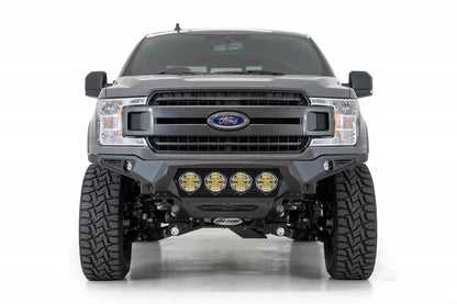 Addictive Desert Designs 18-20 Ford F-150 Bomber Front Bumper w/ 4 Rigid 360 6IN Mounts