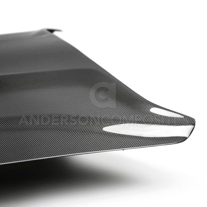 Anderson Composites 2018 Ford Mustang Type-GR Double Sided Carbon Fiber Hood