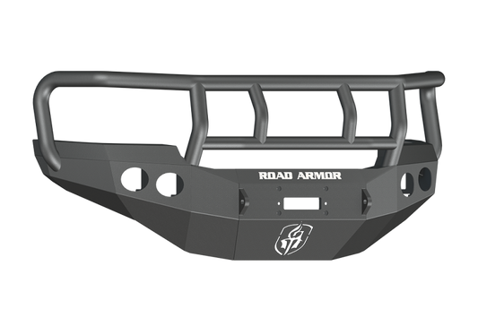 Road Armor 11-14 GMC 2500 Stealth Front Winch Bumper w/Titan II Guard - Tex Blk