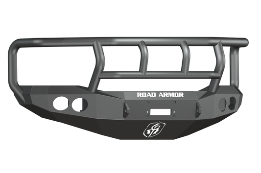 Road Armor 06-08 Dodge 1500 Stealth Front Winch Bumper w/Titan II Guard - Tex Blk