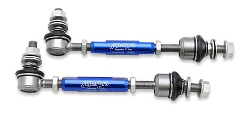 SuperPro Lexus GX470 Base Rear HD Adjustable End Link Set - 10mm Studs