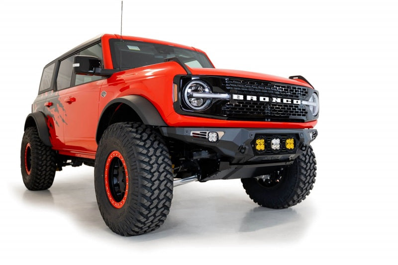 Addictive Desert Designs 21-22 Ford Bronco Bomber Front Bumper (w/ 3 Baja Designs LP4 Mounts)