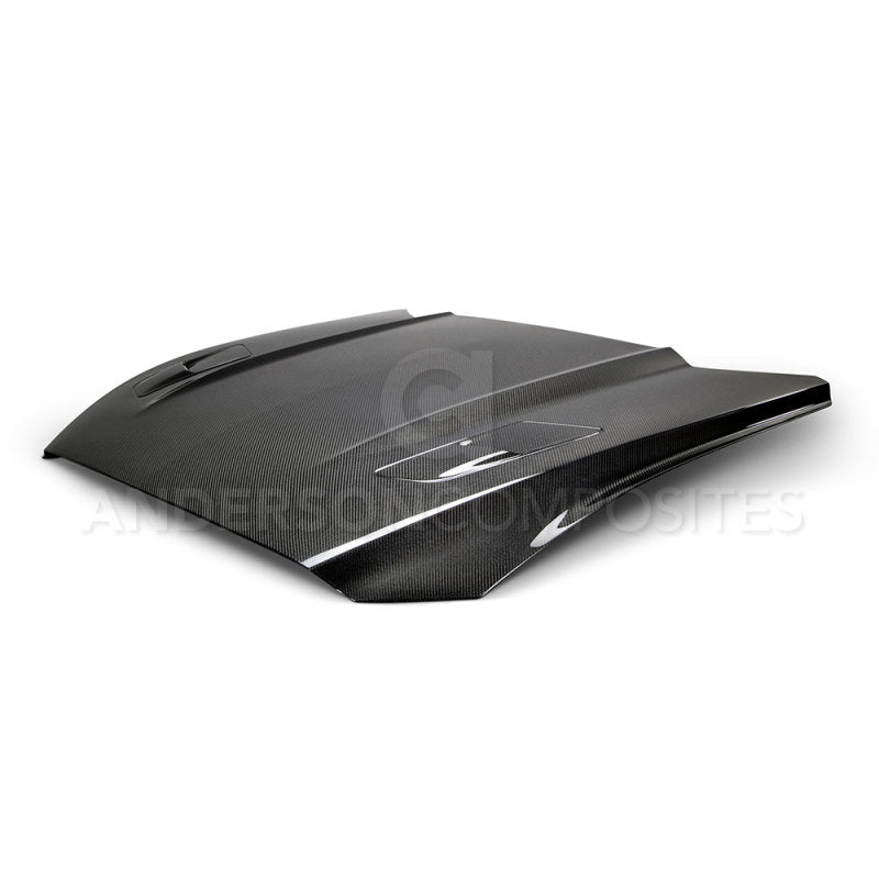 Anderson Composites 2015-2017 Ford Mustang Double Sided Carbon Fiber Type-OE Style Hood