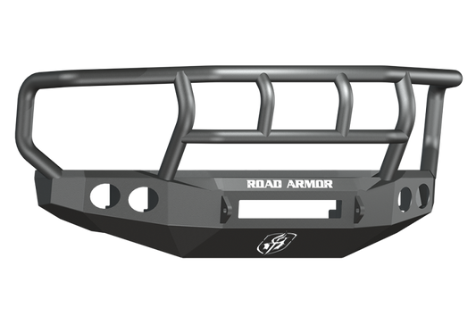 Road Armor 08-10 Ford F-250 Stealth Front Bumper Titan II GuardWide Flare - Tex Blk